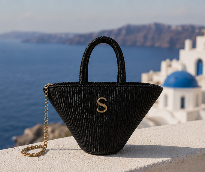ITHACAS MINI BASKET BAG