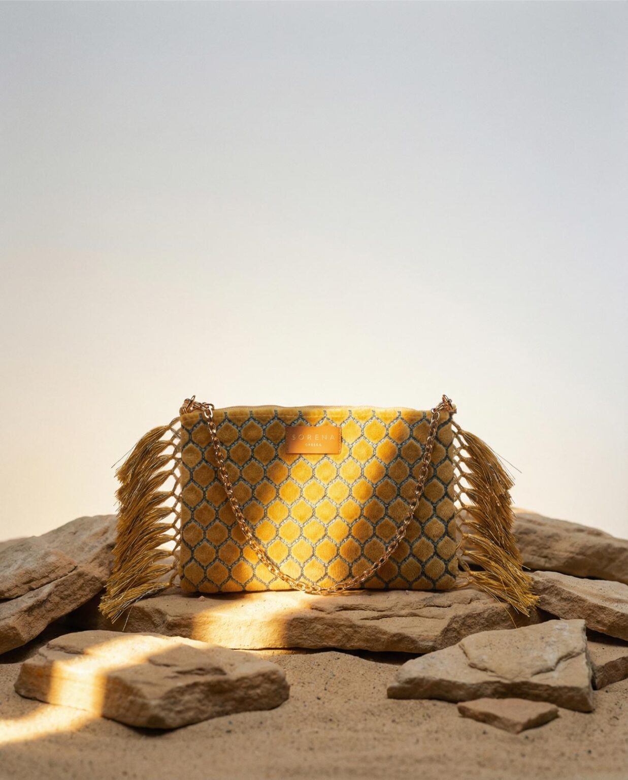 ATHENA TASSEL CLUTCH