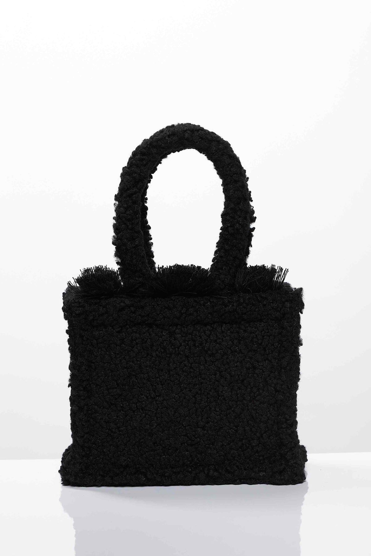 TEDDY BLACK MINI TOTE BAG