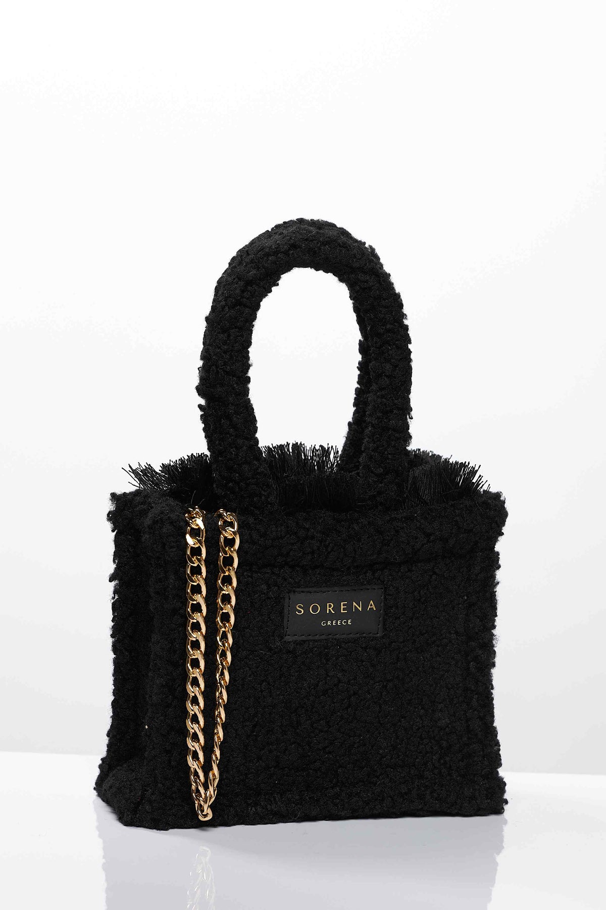 TEDDY BLACK MINI TOTE BAG