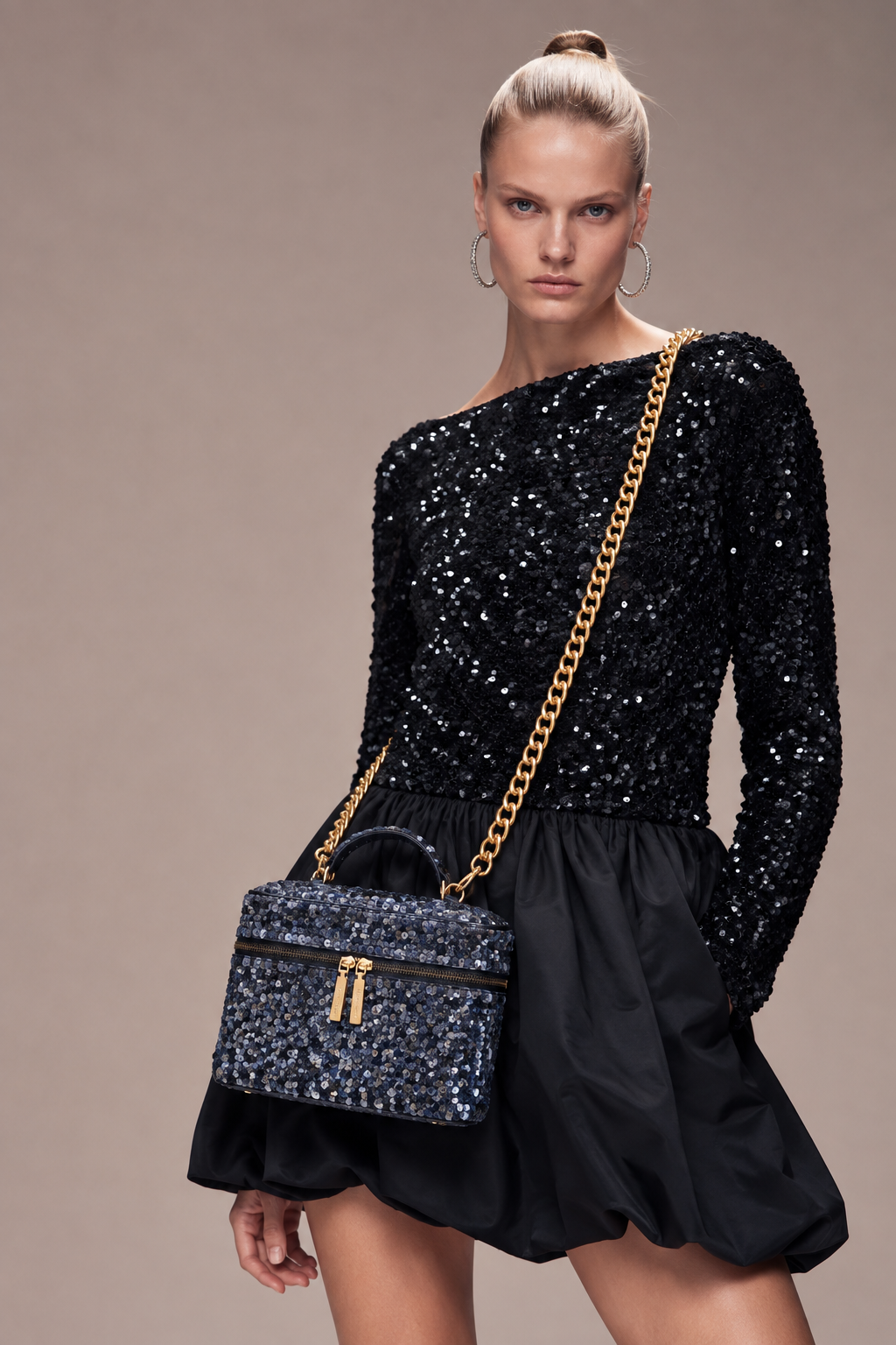 NOIR GLAM BAMBINO BAG
