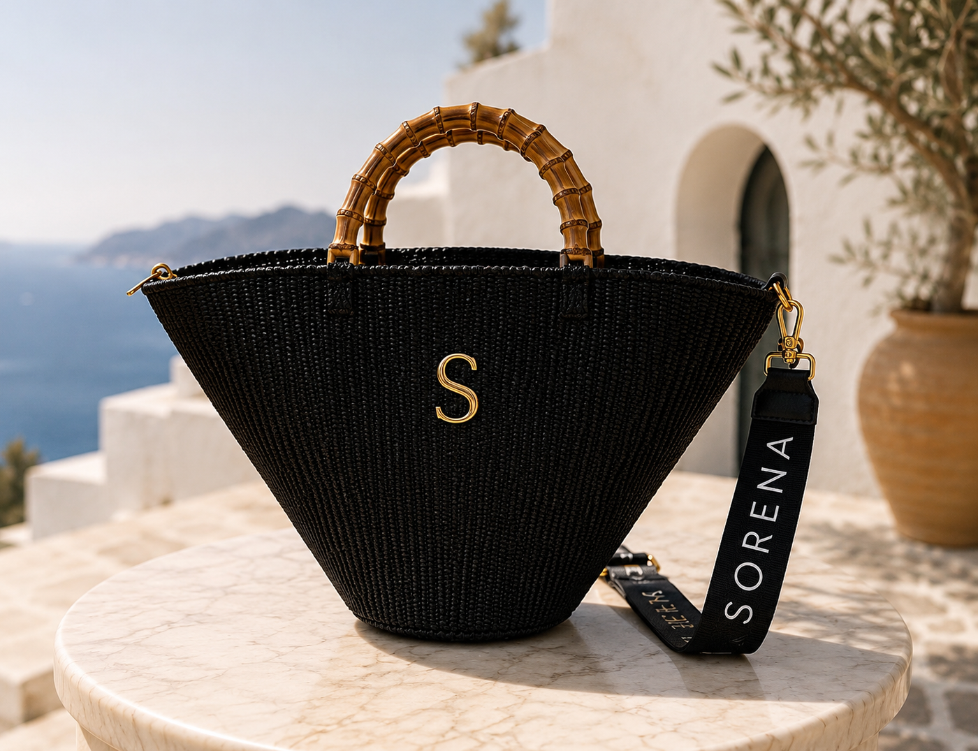 ITHACAS MEDIUM BASKET BAG