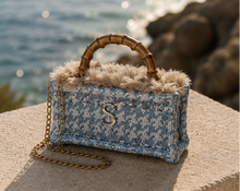 SAC CABAS EN BAMBOU MINI TRITIANI