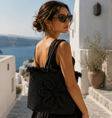 FALBALA SAC DE PLAGE NOIR