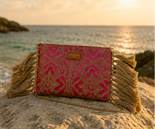 POCHETTE À HOUPPES DOLCEZZA
