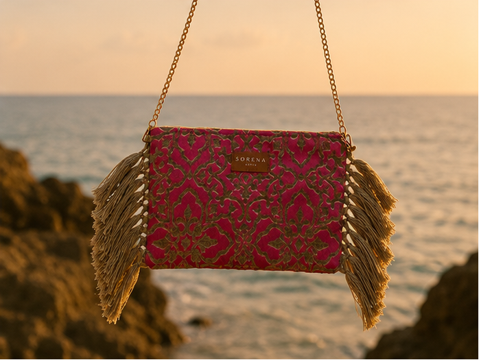 DOLCEZZA TASSEL CLUTCH